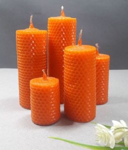 Оранжевые свечи купить